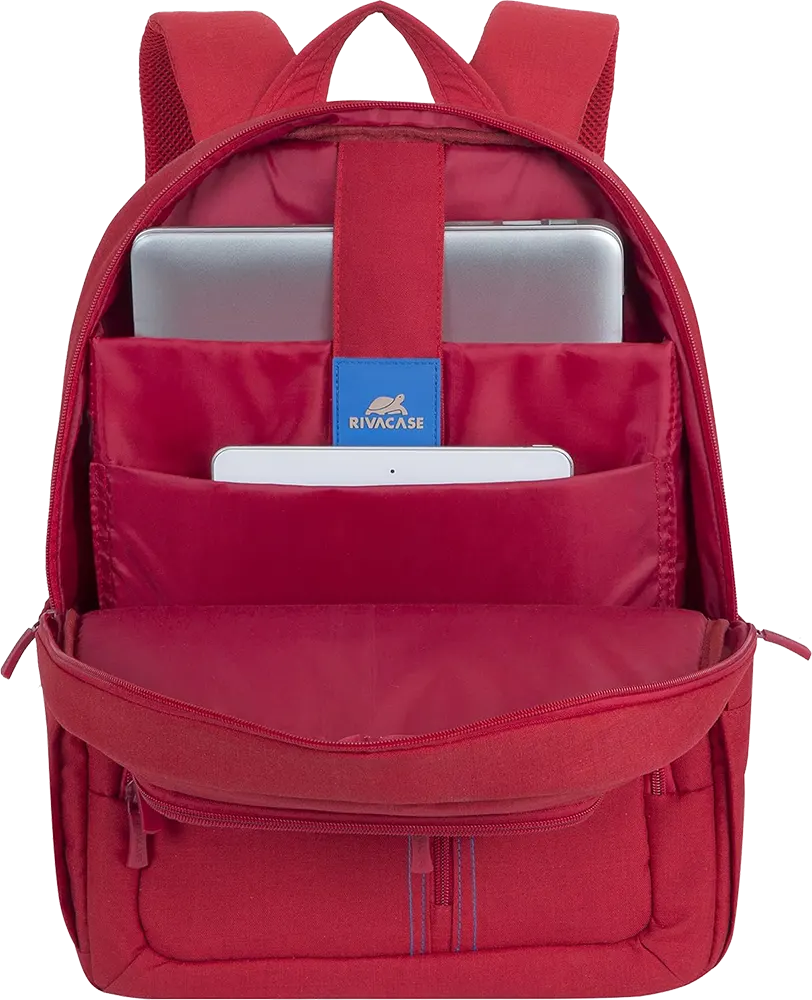 RivaCase Laptop Backpack, 15.6 Inch, Red, 7560