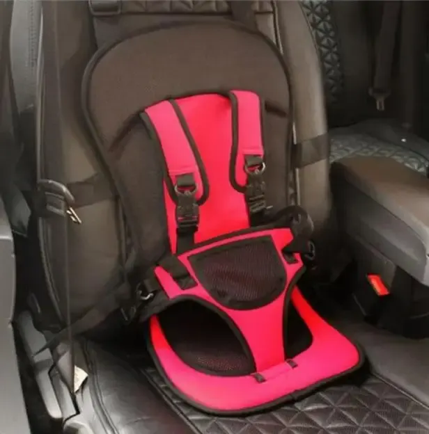 Child car seat with safety belt