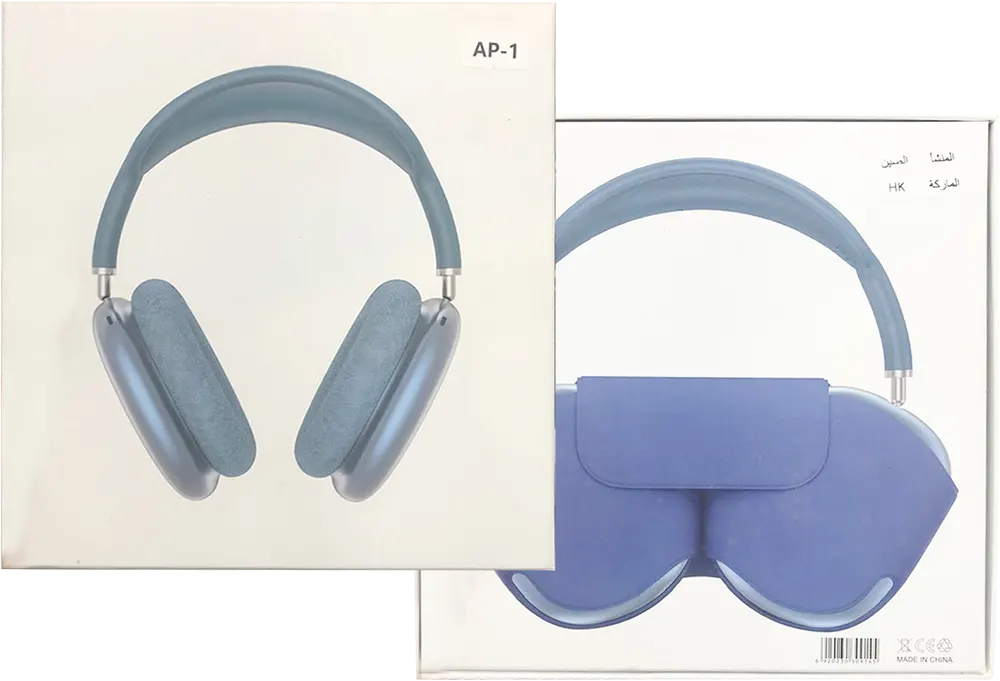 سماعة رأس لاسلكية HK اير ماكس، بلوتوث، تقليل الضوضاء ، أزرق، AP-1