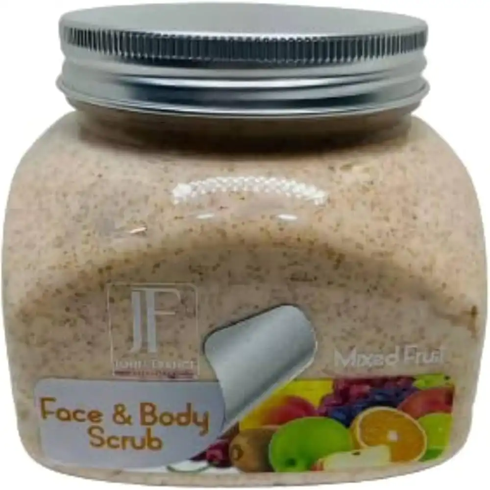 john france face & body scrub mixed fruit,500 ml.