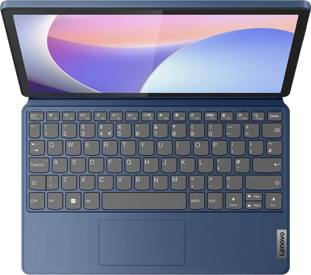 Laptop Lenovo Ideapad Duet 3 11IAN8 Intel N100 0.8GHz, 4GB RAM, 128GB Storage, 11.5 Inch 2K Touch Screen Display, Integrated Intel® UHD Graphics Card, Windows 11 Home, Abyss Blue