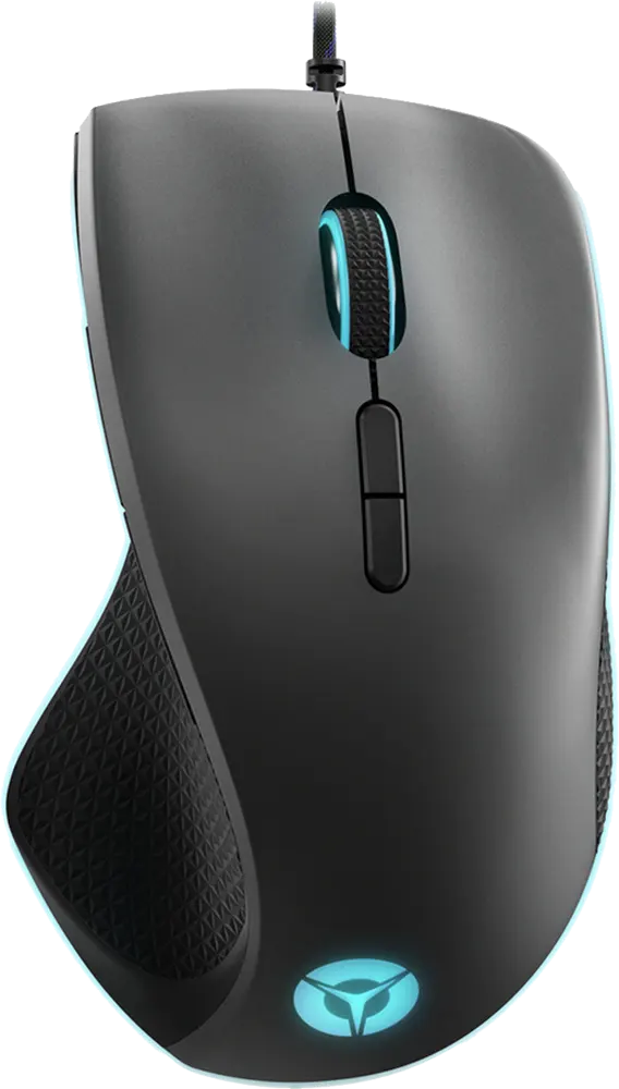 Lenovo USB Wired Gaming Mouse, RGB Lighting, 16000 DPI, Black, M500