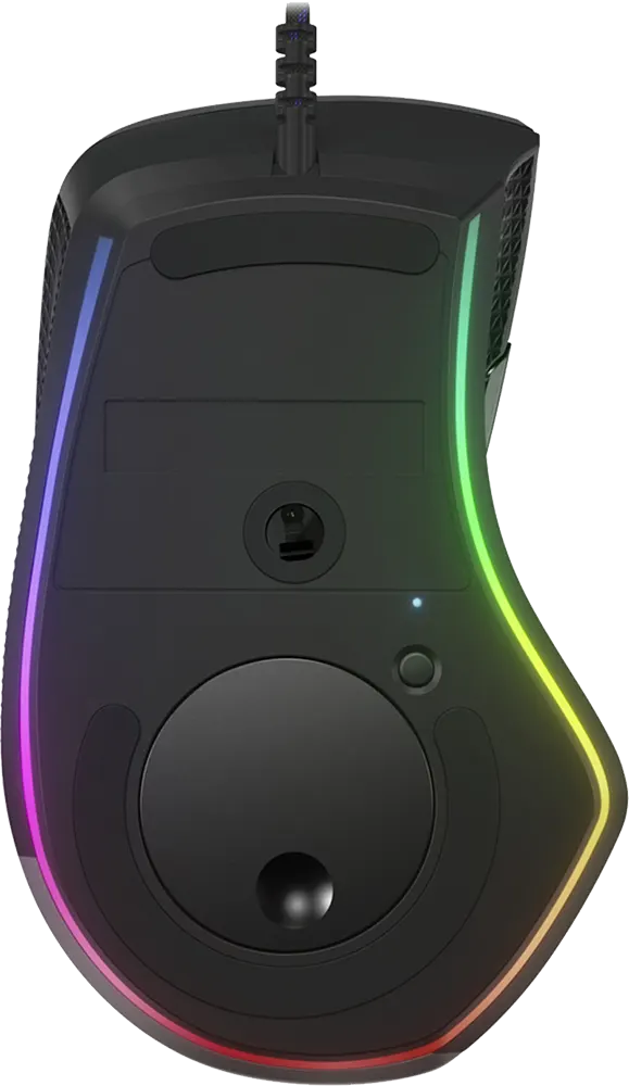 ماوس ألعاب سلكي لينوفو USB، إضاءة RGB، 16000 نقطة لكل بوصة، أسود، M500