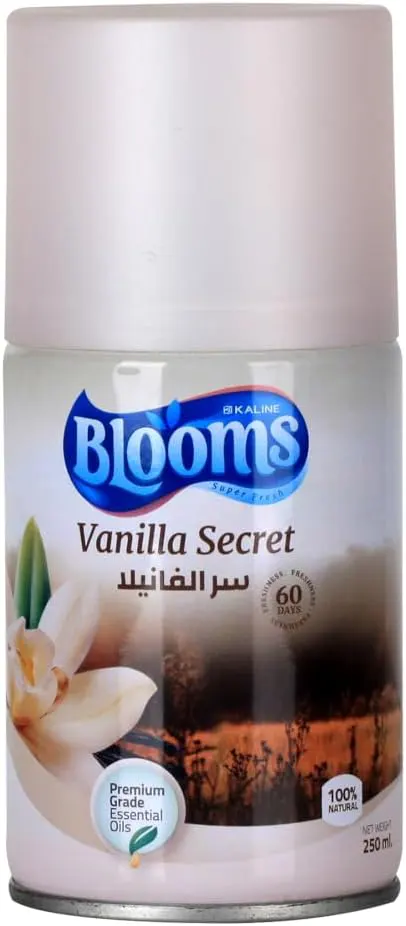 Blooms Automatic air freshener refill , Vanilla scent, 250 ml