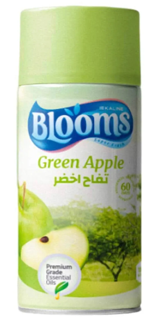 Blooms Automatic air freshener refill , green apple scent, 250 ml