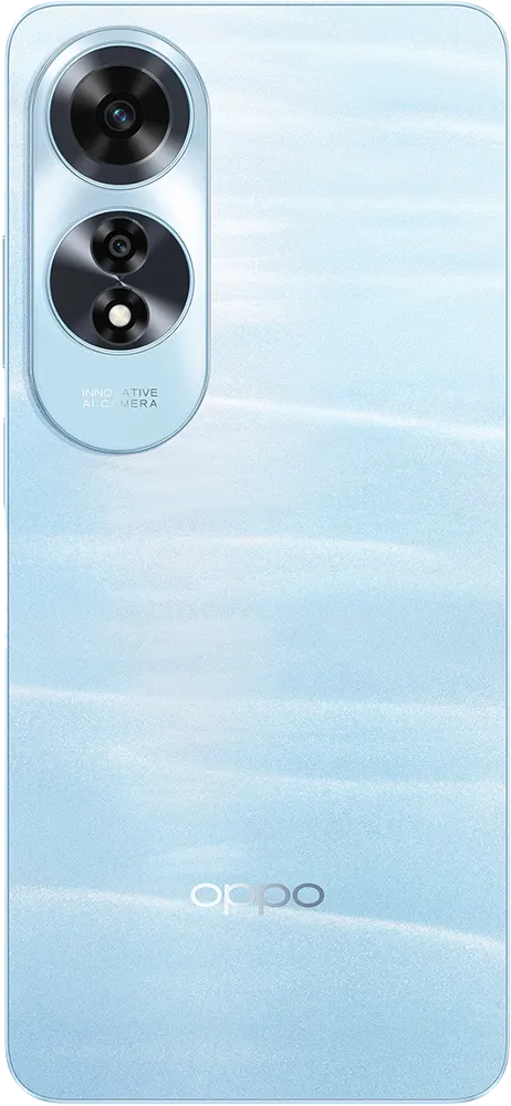 Oppo A60 Dual Sim Mobile, 128GB Memory, 8GB RAM, 4G LTE, Ripple Blue