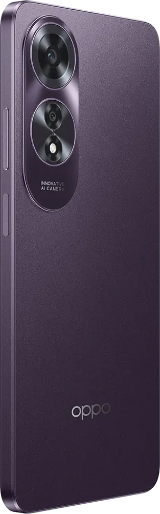 Oppo A60 Dual Sim Mobile, 128GB Memory, 8GB RAM, 4G LTE, Midnight Purple