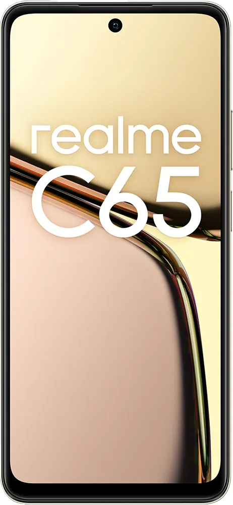 Realme C65 Dual SIM, 256GB Memory, 8GB RAM, 4G LTE, Starlight Gold