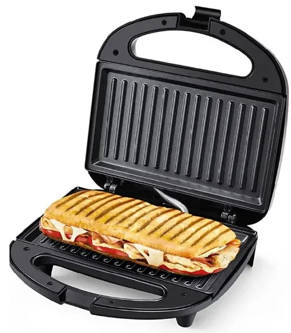 Jamaky Sandwich Maker, 2 slices, 1000 Watt, Black, JMK 2006