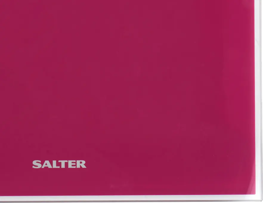 Salter Glass Bath Scale, 180 kg, Pink, PK3R-9037