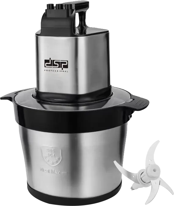 قطاعة خضروات ولحوم دي اس بي، 1200 وات، 6  لتر، ستانلس ستيل، فضي، KM4089