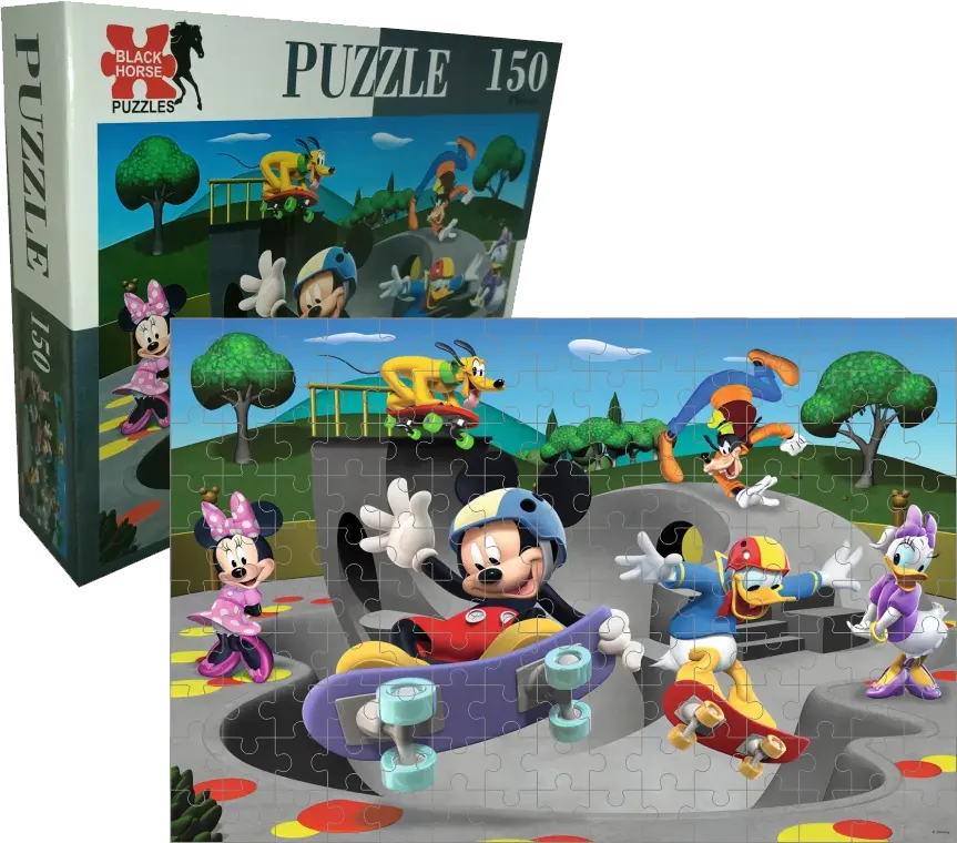Black Horse Mickey Mouse Puzzle 150 pieces