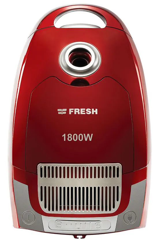 مكنسة فريش فولكانو 1800 وات، كيس اتربة 3.5 لتر، أحمر