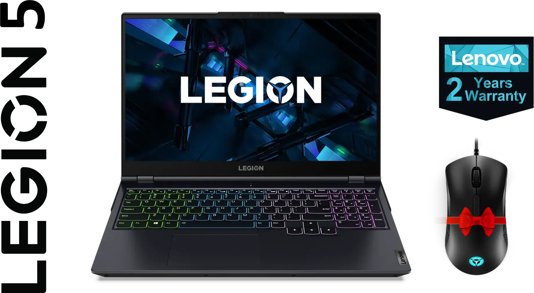 لاب توب لينوفو ليجن 5، معالج Intel® Core™ i7-11800H، الجيل الحادي عشر، رامات 16 جيجابايت، 1 تيرابايت SSD هارد، NVIDIA® GeForce RTX™ 3070 - 8GB GDDR6، شاشة 15.6 بوصة FHD IPS، أزرق + ماوس للألعاب هدية