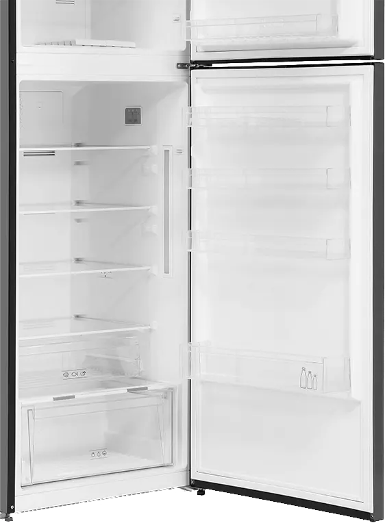 White Point No Frost Refrigerator, 451 Liters, 2 Doors, Inverter, Black, WPR483VB