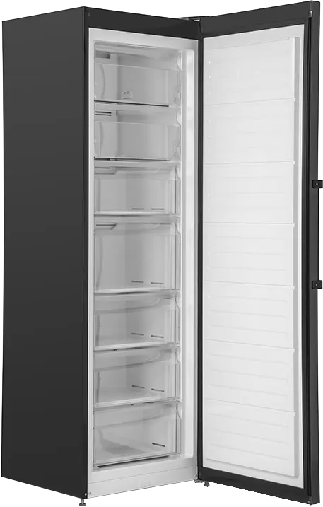 White Point Upright Freezer, No Frost, 7 Drawers, Digital Display, Black, WPVF371B