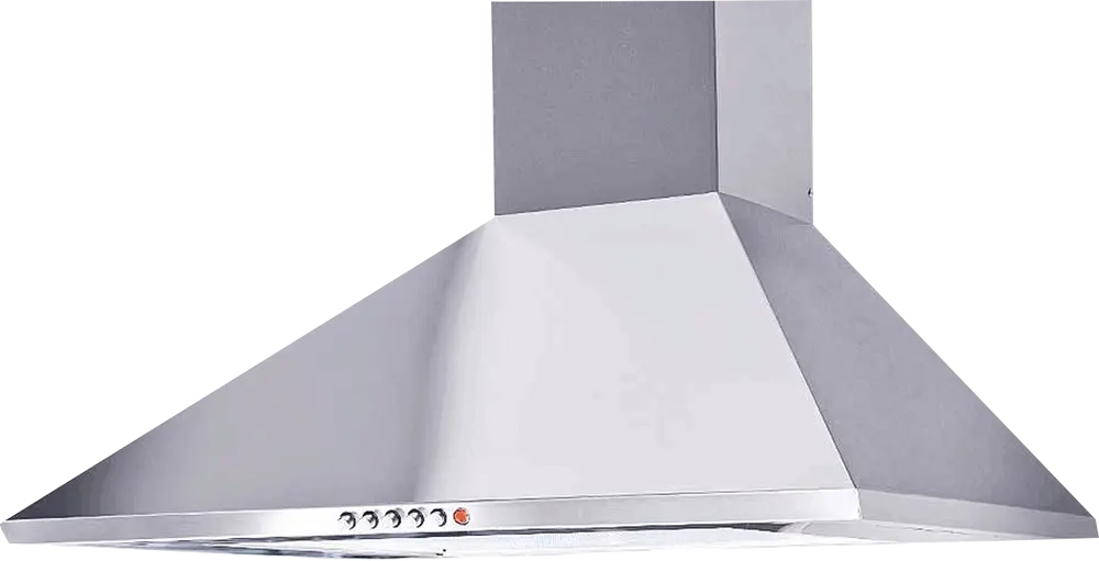 Glem Gas Pyramid Built-In Hood, 90 Cm, 3 Speeds, Stainless Steel, Silver, GHP980IX