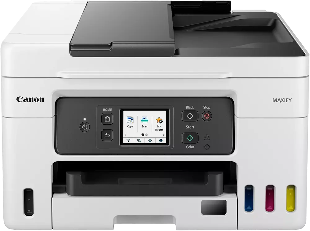 Canon Maxify Inkjet Printer (Print - Copy - Scan - Fax - Cloud), Wi-Fi, Ethernet, LCD, White, GX4040