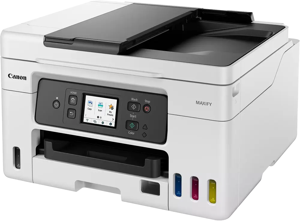 Canon Maxify Inkjet Printer (Print - Copy - Scan - Fax - Cloud), Wi-Fi, Ethernet, LCD, White, GX4040