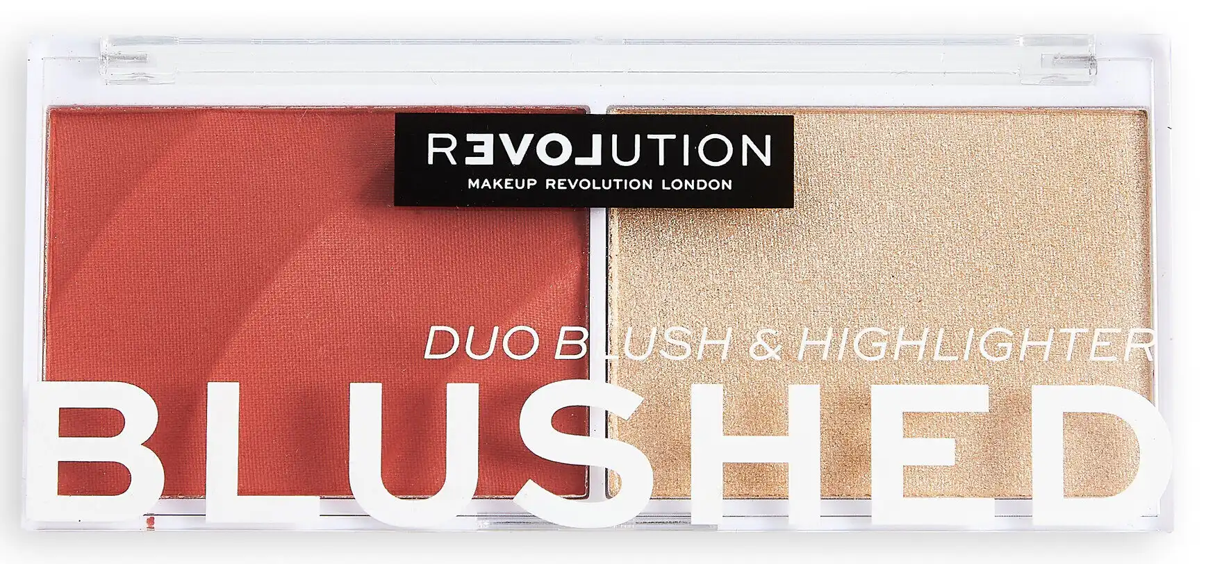 REVOLUTION RELOVE COLOUR PLAY BLUSH & HIGHLIGHTER BLUSHED DUO PALETTE DAYDREAM