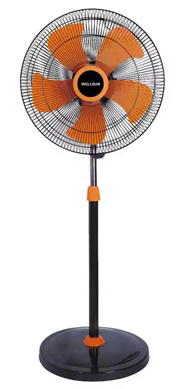 Wellsun Stand Fan, 18 Inch, Black x Orange, UR-ISE18