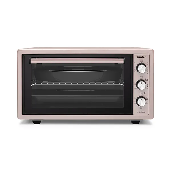 فرن كهربا سمفير، 45 لتر، 1400 وات، شواية، مروحة، روز جولد، (1215136)