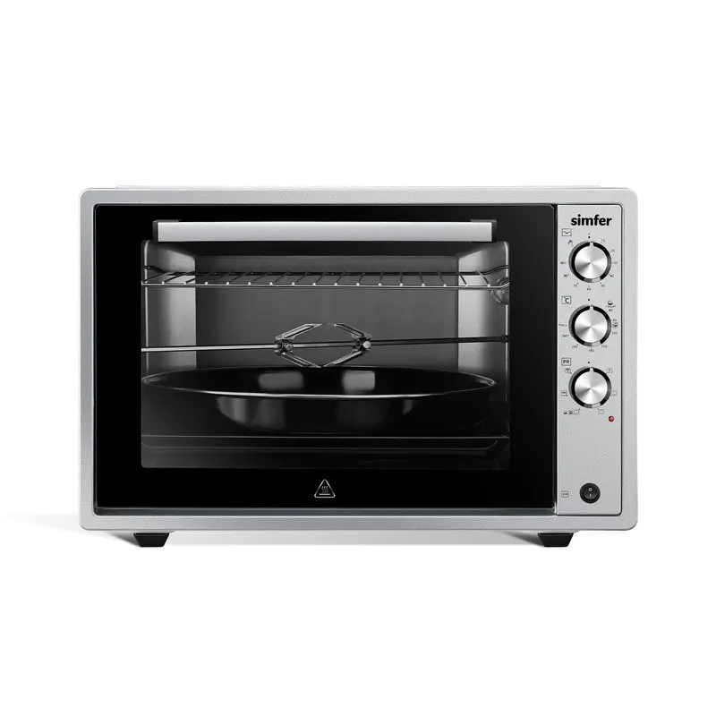 فرن كهربائي سيمفر، 70 لتر، 1800 وات، شواية ، مروحة ، سيلفر، (1215143)