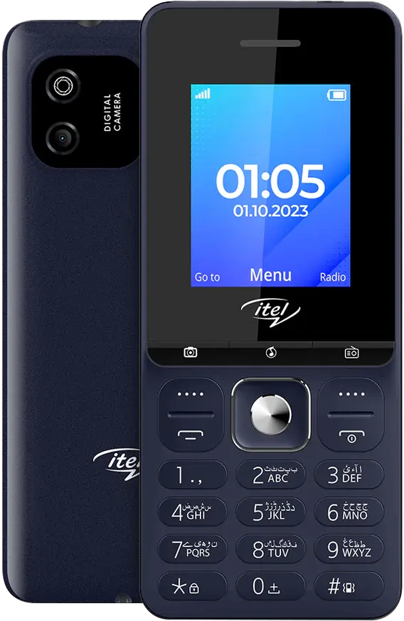 Itel IT2176 Dual SIM Mobile, 4MB Internal Memory, 4MB RAM, 2G network, Deep Blue
