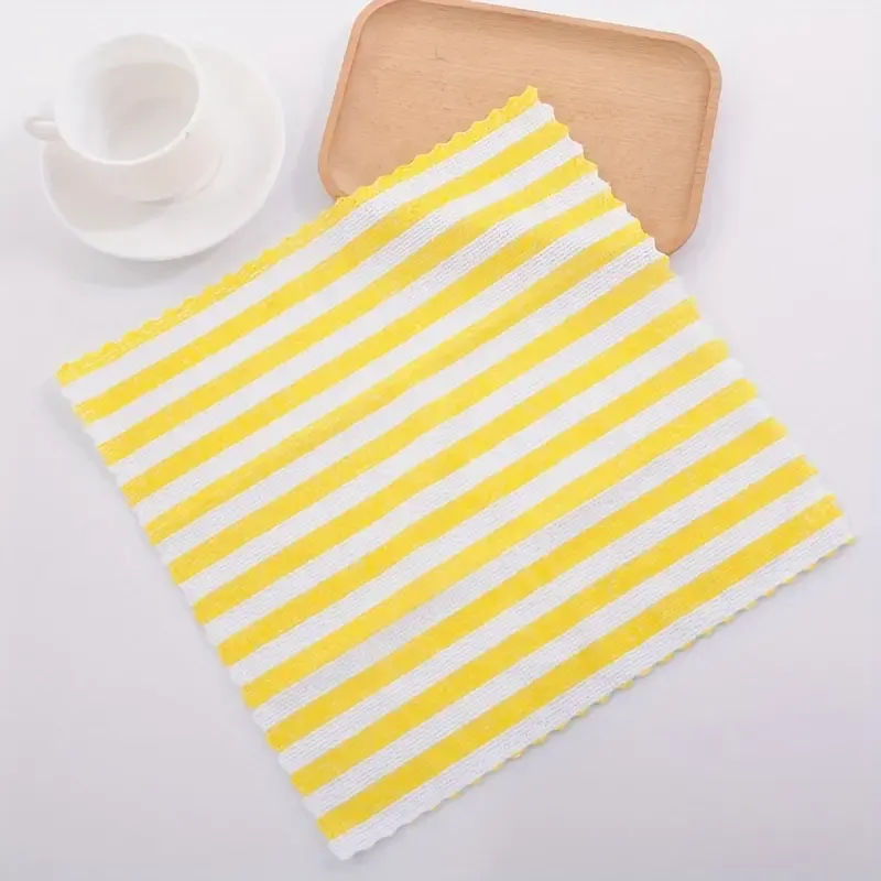 Multi-use square towel set, 5 pieces, multi-colour