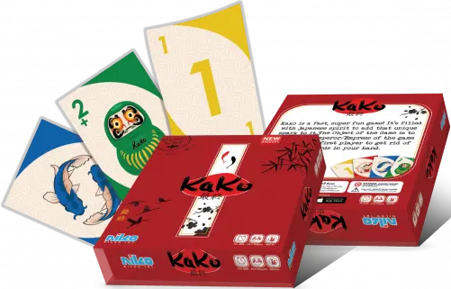 Nilco Kako Japanese Cards Game, 2 for 8 players