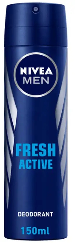 Nivea Men Fresh Active Deodorant Spray, 150 ml