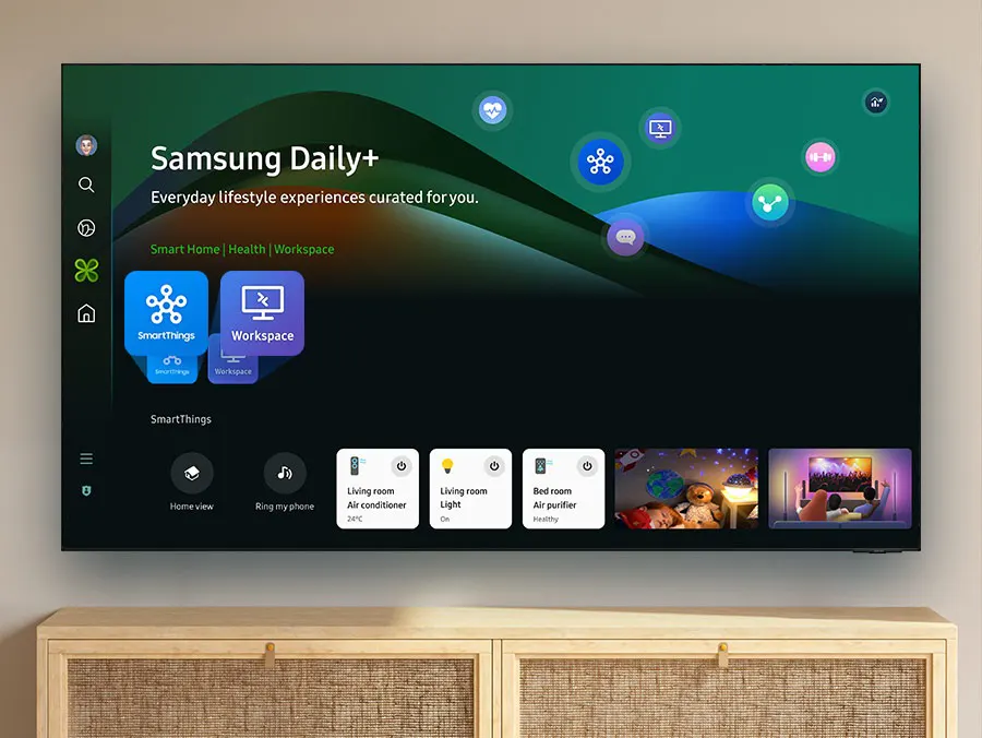 Samsung Smart TV, 50 inch, LED, 4K resolution, Built-in receiver, UA50DU8000UXEG