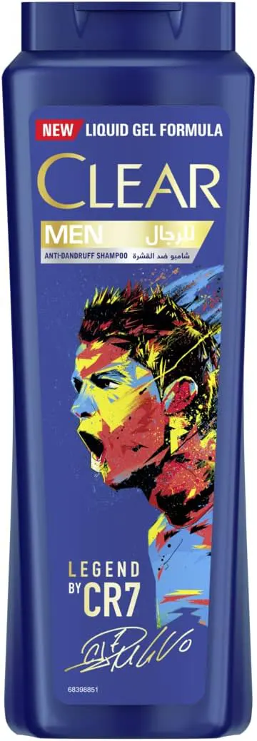 Clear shampoo for men, anti-dandruff, 600 ml