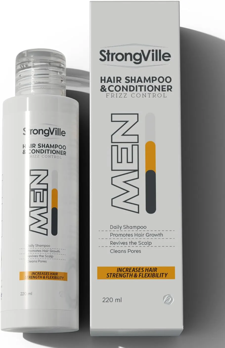 Strongville Shampoo and Conditioner for Men, Normal Hair, 220 ml