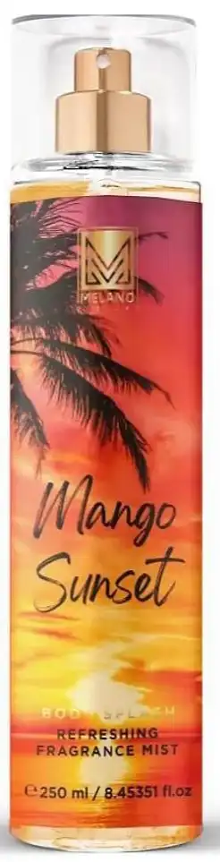 Melano Mango Sunset Body Mist, 250ML