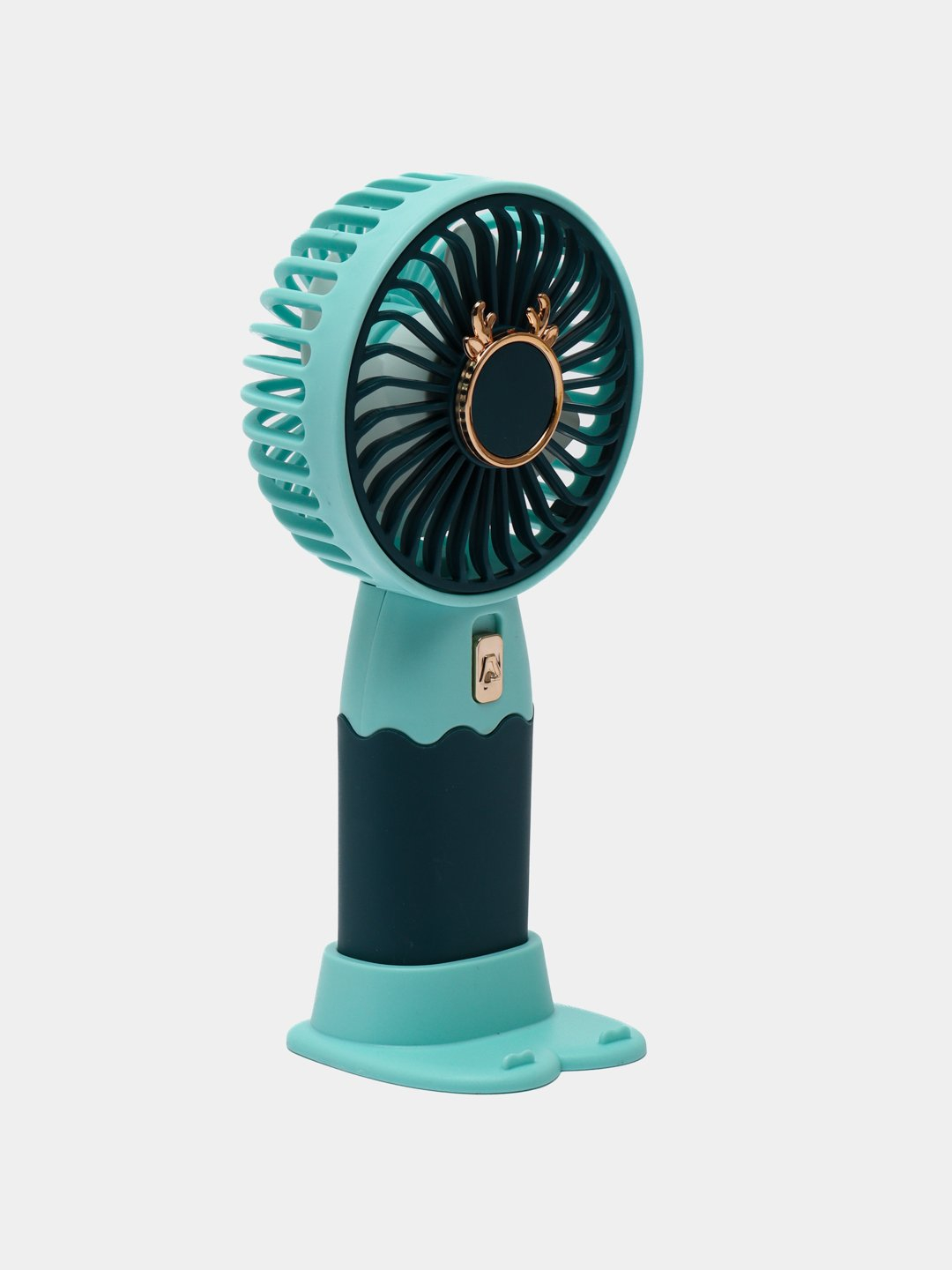 Mini portable rechargeable fan, turquoise*black