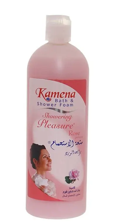 Shower foam Kamena rose scent, 750 ml.