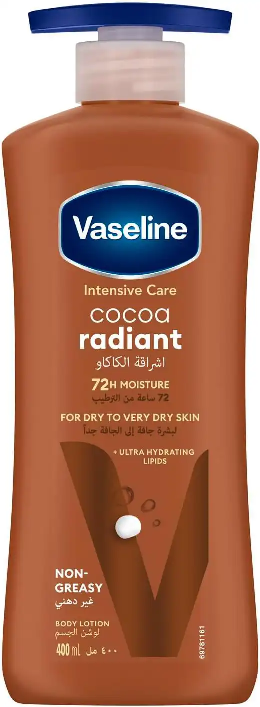 Vaseline Cocoa Glow Body Lotion for Dry Skin 400 ml
