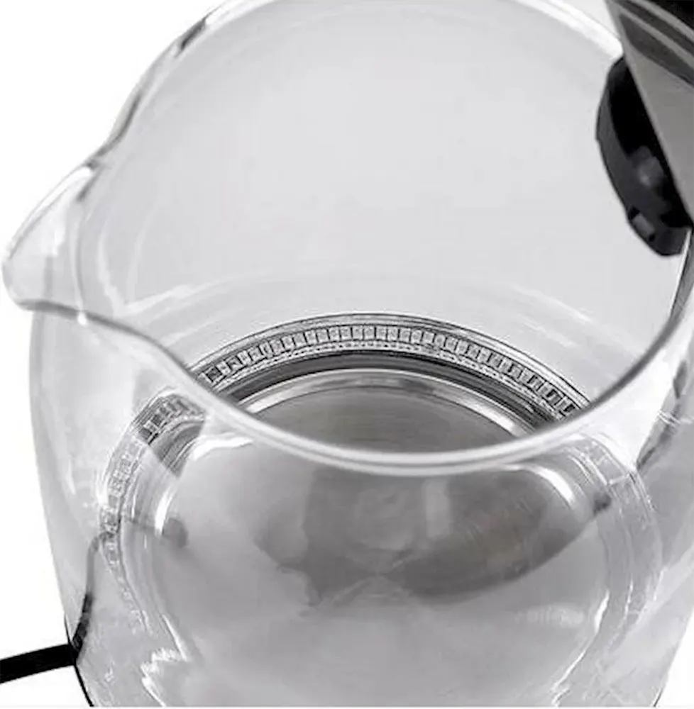 غلاية مياه كهربائية زجاج راف ، 1.8 لتر، 1500 وات، أسود، R.7833