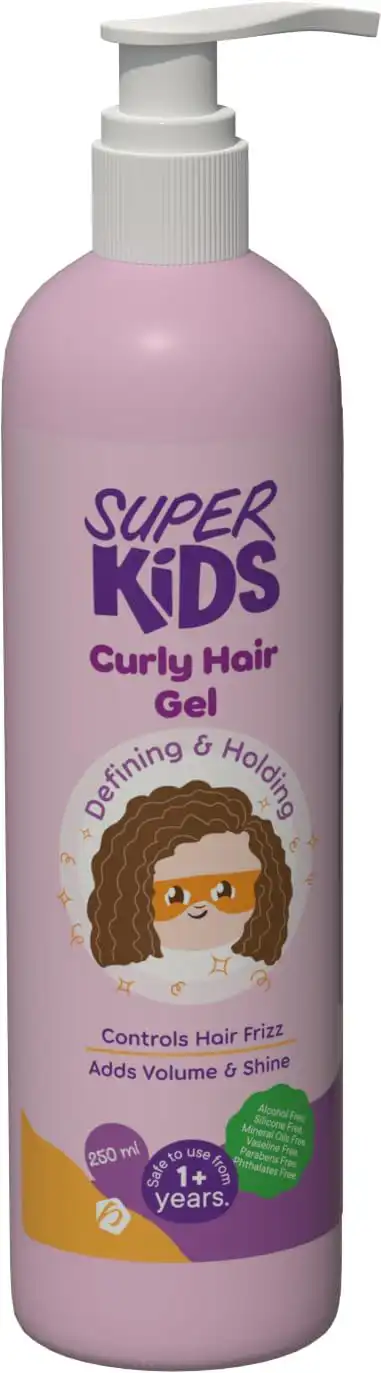 جل للشعر الكيرلي من سوبر كيدز 250 مل
