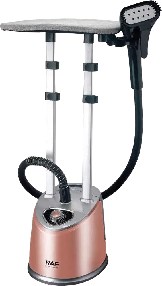 RAF Stand Steam Iron, 2000 Watt, 3.2 Liter Water Tank, 2 Arms, Gold, R.3048