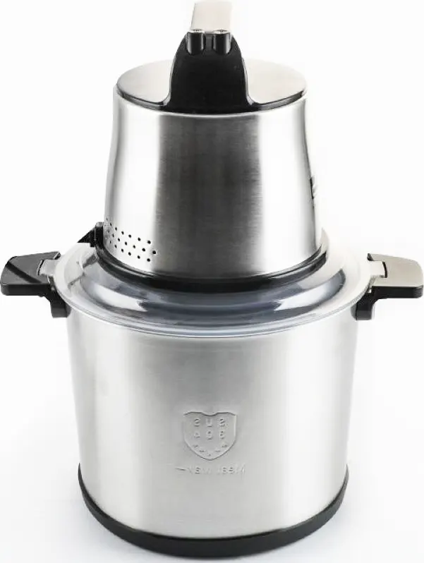 DSP Vegetable and Meat Chopper, 1400 Watt, 10 Liter, Silver, KM4090