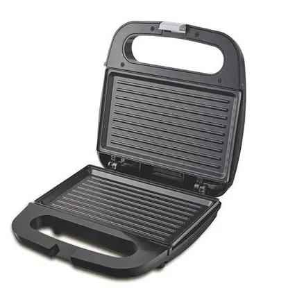 DSP Sandwich Maker, 800 Watt, 1 Slice, Black x Silver, KC1170