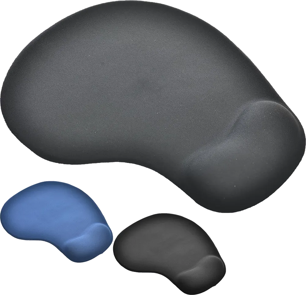 Rubber Mouse Pad Generic, 25x20cm, Black-Blue, F-02