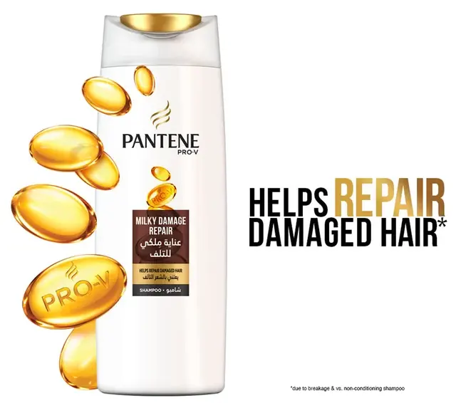 Pantene Pro-V Shampoo for Damaged Hair, 600 ml