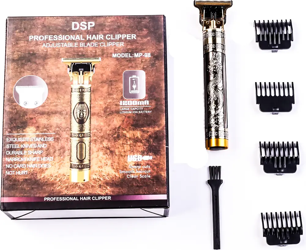 DSP Beard Trimmer, Rechargeable, Gold, MP-98