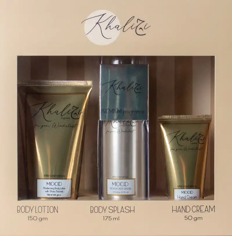 Mood Khaliji Set (Mood Body Lotion 150g, Mood Body Mist 175ml, Mood Hand Cream 50g)