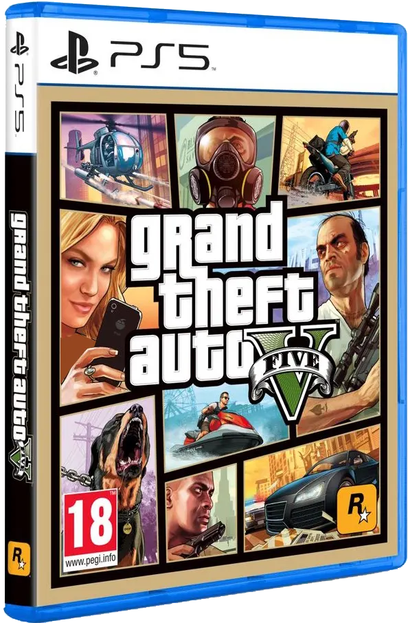 DVD Grand Theft Auto V For PS5