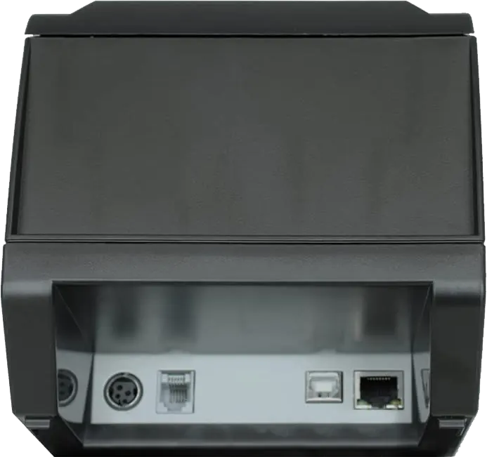 طابعة فواتير حرارية زي كيه تيكو، USB + LAN، أسود، ZKP8005