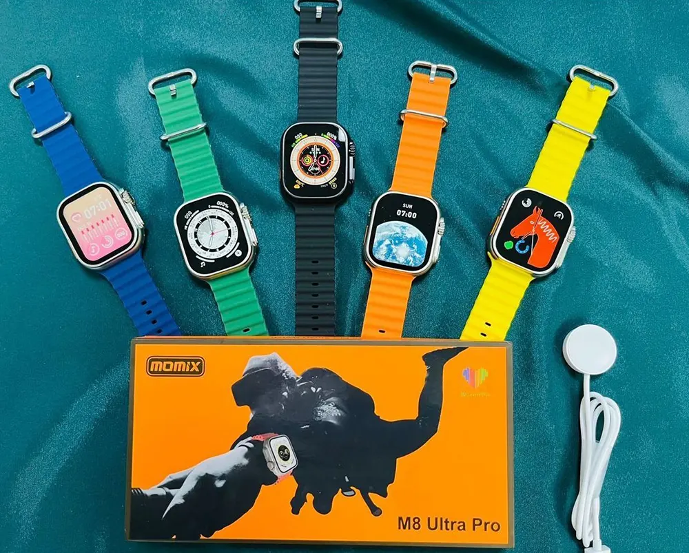 M8 Ultra Pro Smart Watch, 2.02 inch touch screen, 380 mAh battery, Black Ocean